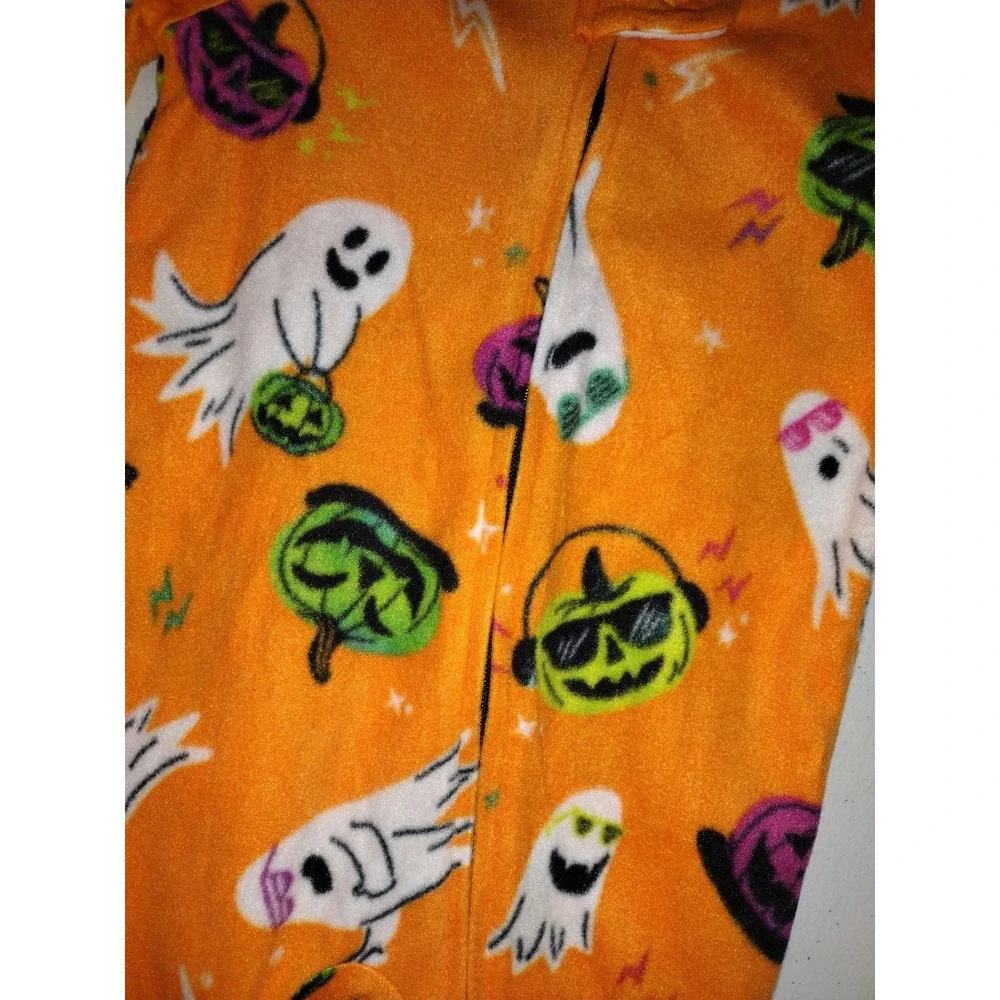 Hyde and Eek! Boutique Baby Halloween Ghost‎ Pumpkin Sleep N Play 3-6M